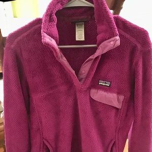 Patagonia Re-Tool Snap-T Pullover in Magenta